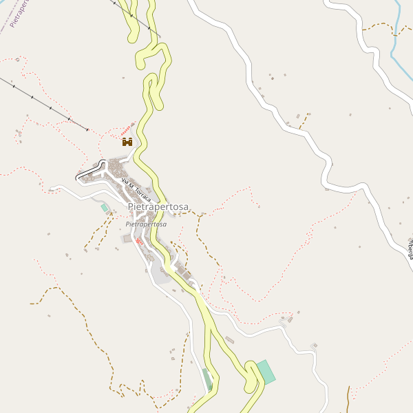 Thumbnail mappa stradale di Pietrapertosa