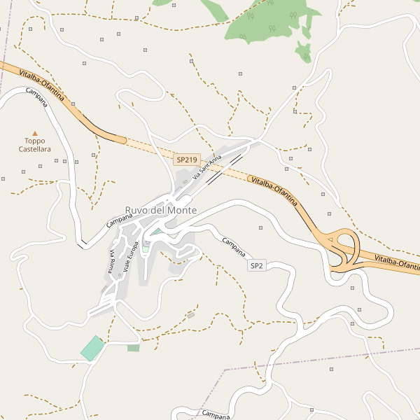 Thumbnail mappa stradale di Ruvo del Monte