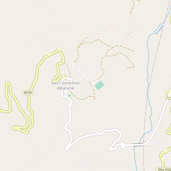 Thumbnail mappa stradale di San Costantino Albanese