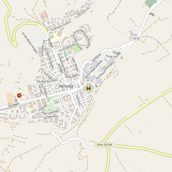 Thumbnail mappa ufficipostali di Venosa