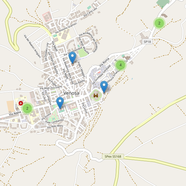 Thumbnail mappa chiese di Venosa