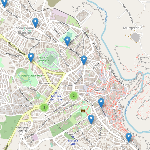 Thumbnail mappa farmacie di Matera