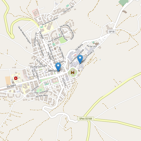 Thumbnail mappa farmacie di Venosa