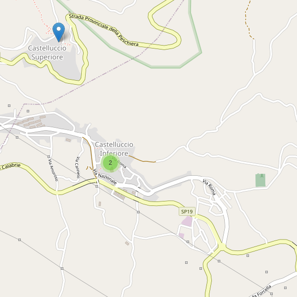 Thumbnail mappa parcheggi di Castelluccio Inferiore