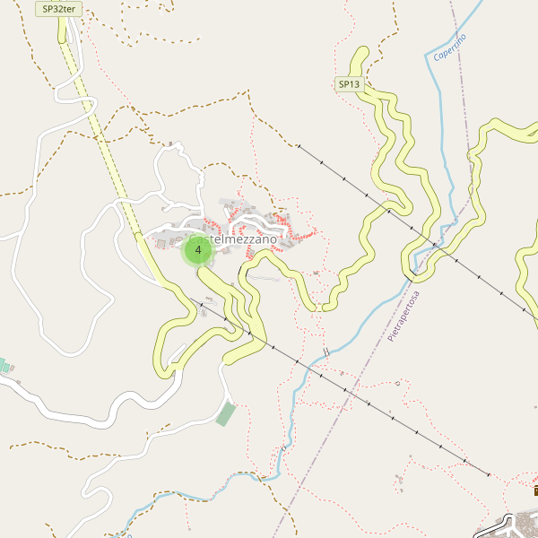 Thumbnail mappa parcheggi di Castelmezzano