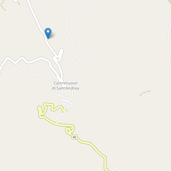 Thumbnail mappa parcheggi di Castronuovo di Sant'Andrea