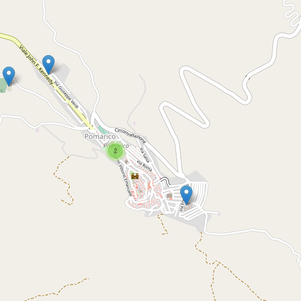 Thumbnail mappa parcheggi di Pomarico