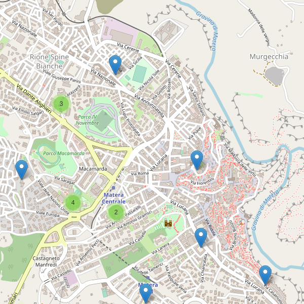 Thumbnail mappa scuole di Matera