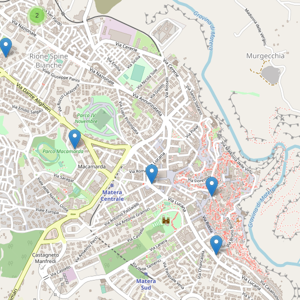 Thumbnail mappa supermercati di Matera