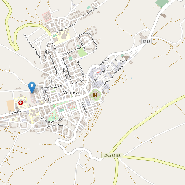 Thumbnail mappa supermercati di Venosa