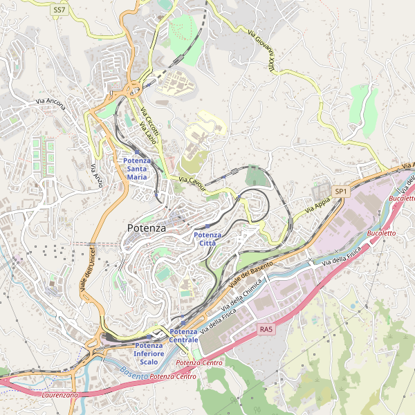 Thumbnail mappa taxi di Potenza