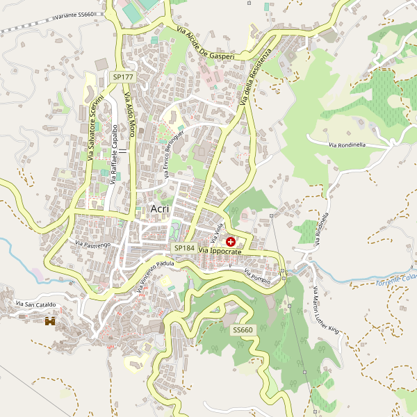 Thumbnail mappa calzature di Acri