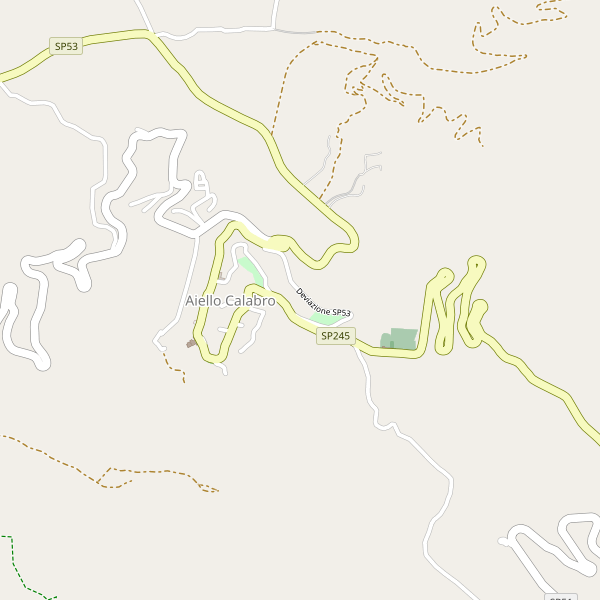Thumbnail mappa stradale di Aiello Calabro