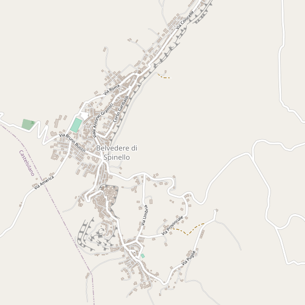 Thumbnail mappa stradale di Belvedere di Spinello