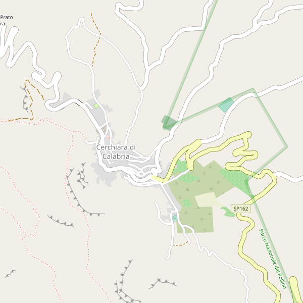 Thumbnail mappa bedandbreakfast di Cerchiara di Calabria