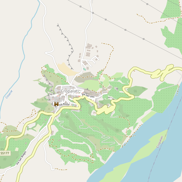 Thumbnail mappa stradale di Cropalati