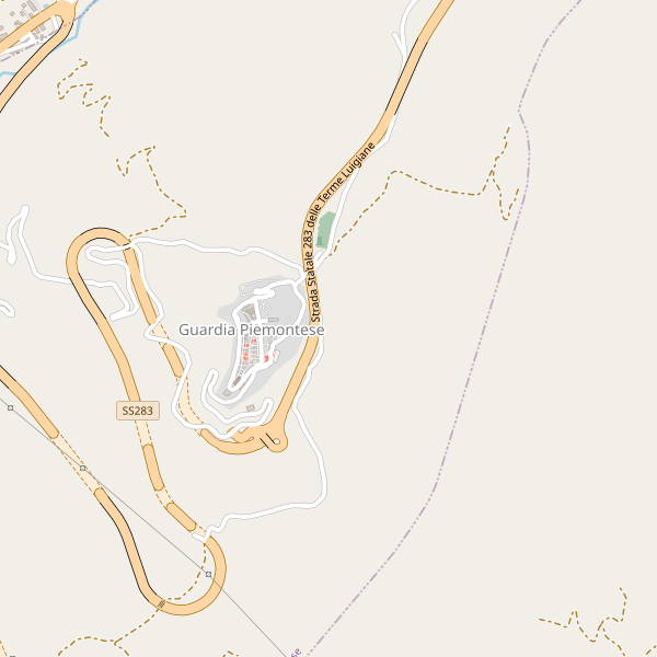 Thumbnail mappa stradale di Guardia Piemontese