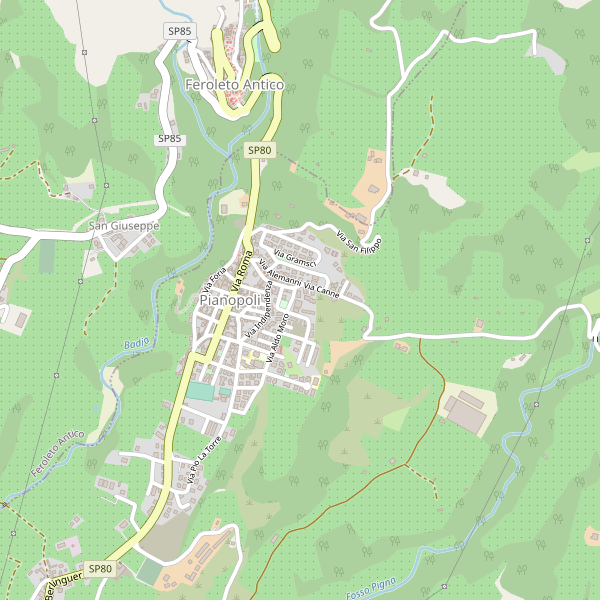 Thumbnail mappa scuole di Pianopoli