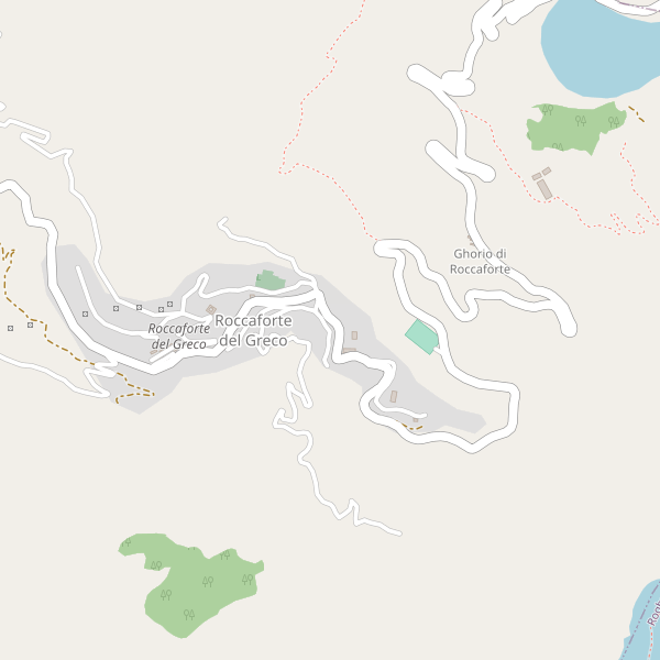 Thumbnail mappa stradale di Roccaforte del Greco