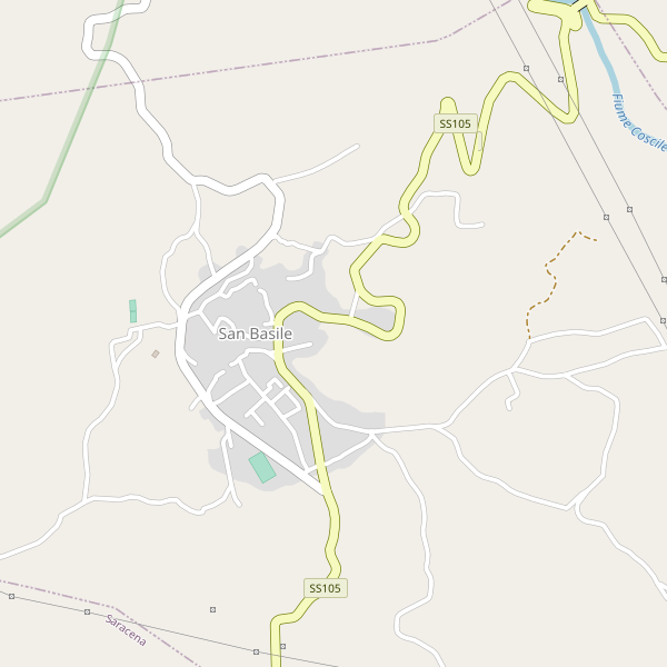 Thumbnail mappa stradale di San Basile