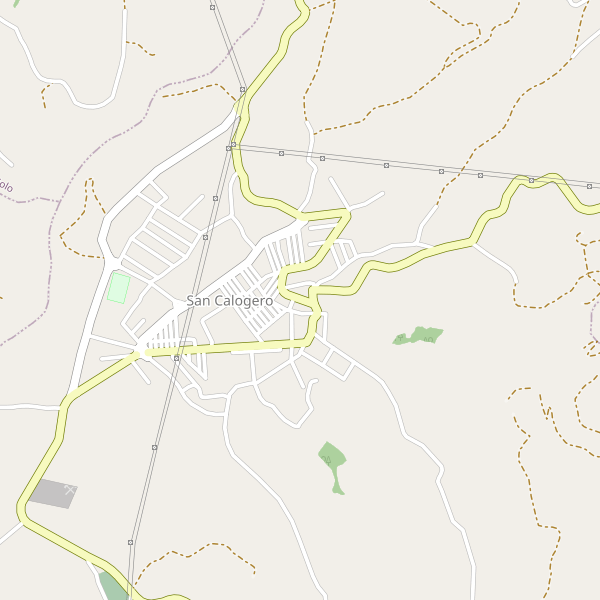 Thumbnail mappa stradale di San Calogero