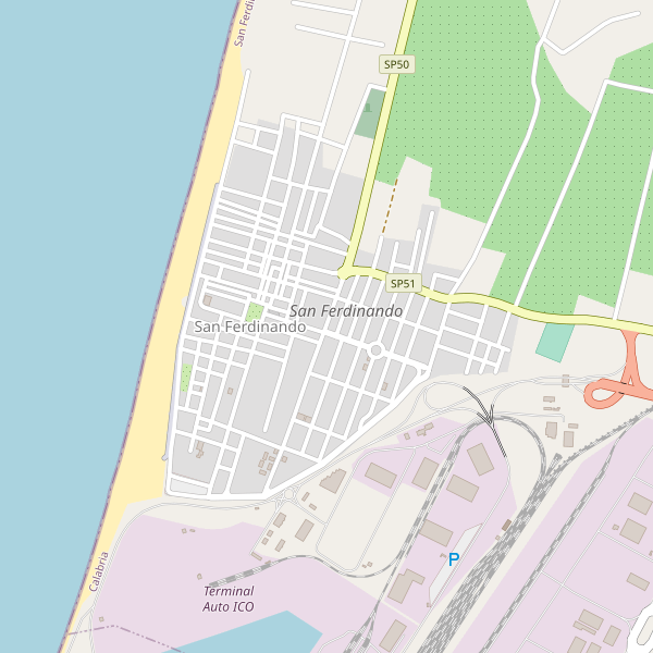 Thumbnail mappa stradale di San Ferdinando