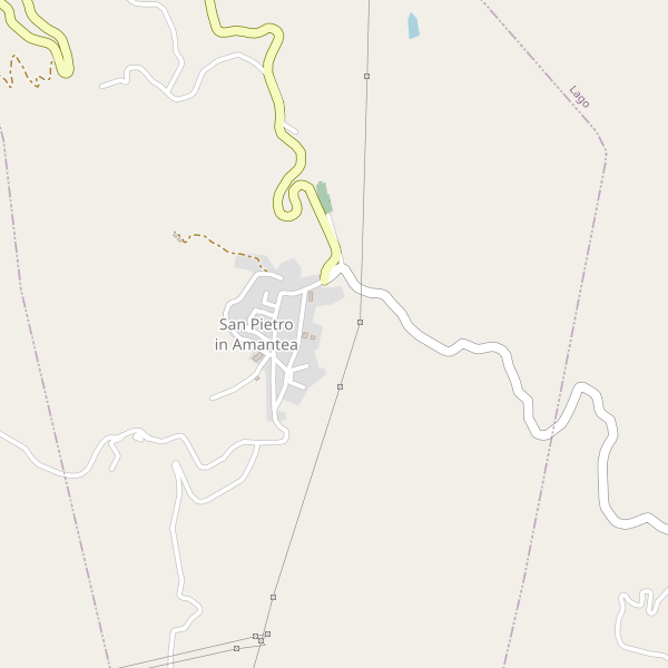 Thumbnail mappa stradale di San Pietro in Amantea