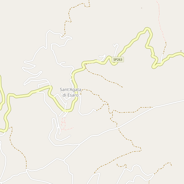 Thumbnail mappa stradale di Sant'Agata di Esaro