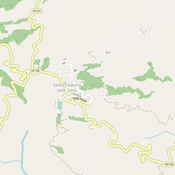 Thumbnail mappa stradale di Santa Caterina dello Ionio