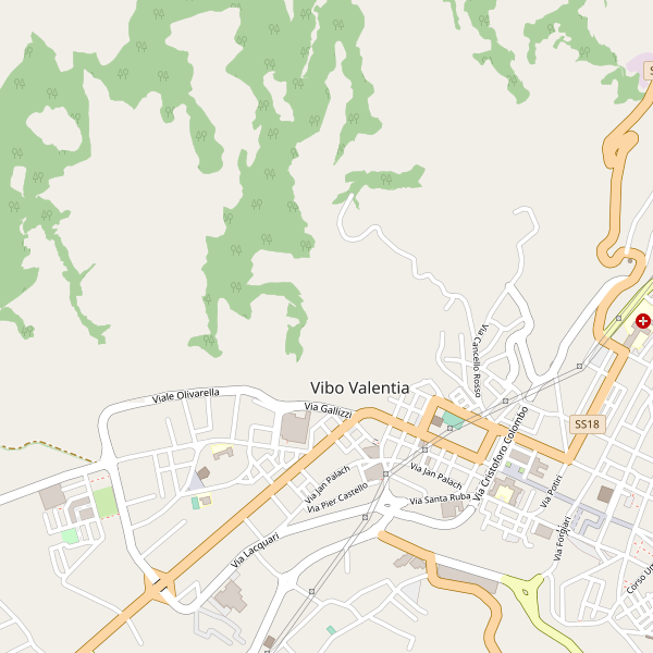Thumbnail mappa stradale di Vibo Valentia