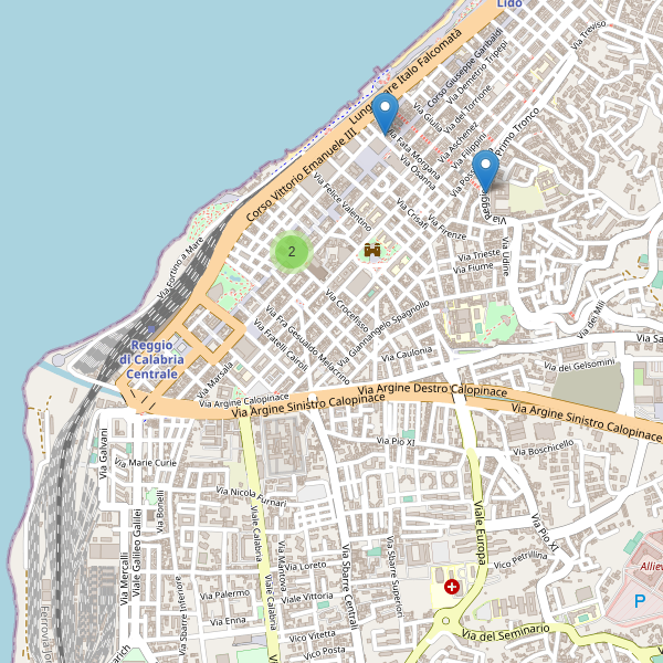 Thumbnail mappa farmacie Reggio di Calabria