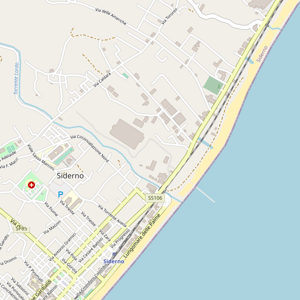 Thumbnail mappa hotel di Siderno