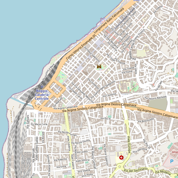 Thumbnail mappa mercati di Reggio di Calabria
