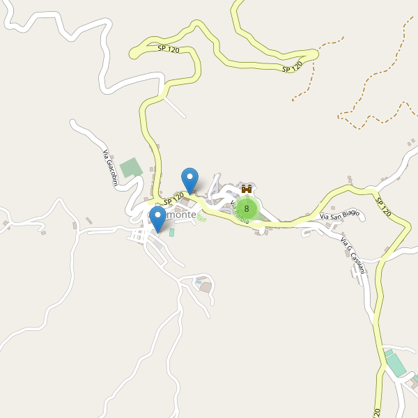 Thumbnail mappa parcheggi di Altomonte