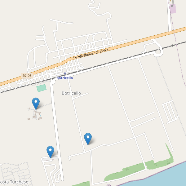 Thumbnail mappa parcheggi di Botricello