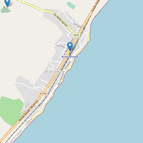 Thumbnail mappa parcheggi di Brancaleone
