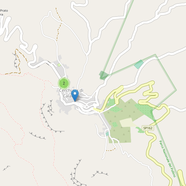 Thumbnail mappa parcheggi di Cerchiara di Calabria