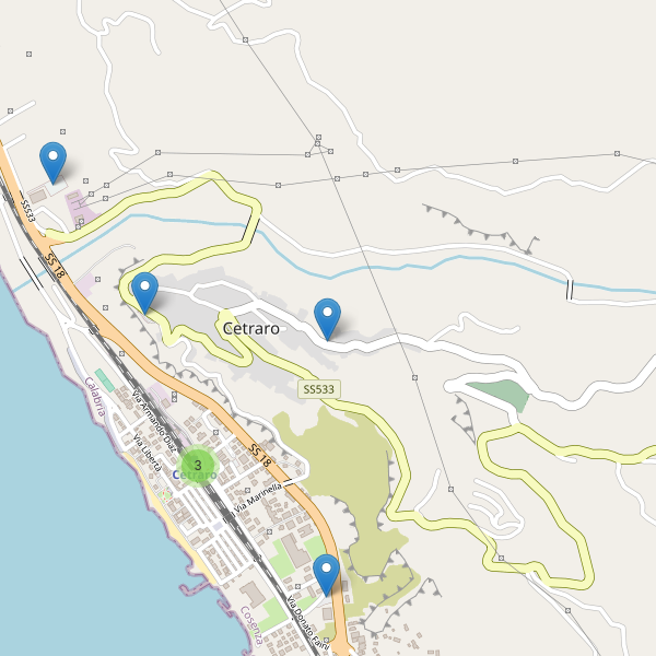 Thumbnail mappa parcheggi di Cetraro