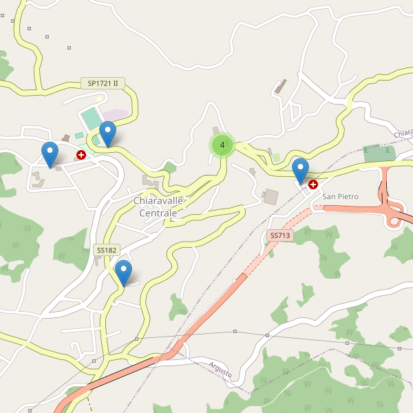 Thumbnail mappa parcheggi di Chiaravalle Centrale