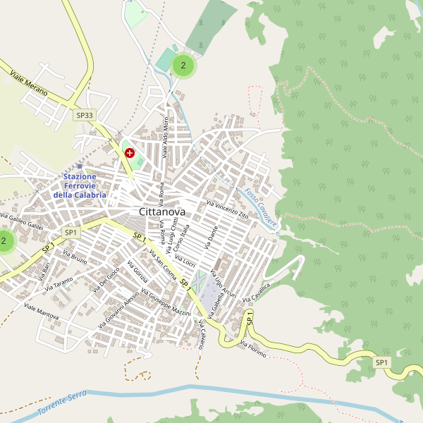 Thumbnail mappa parcheggi di Cittanova