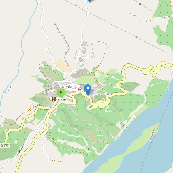 Thumbnail mappa parcheggi di Cropalati