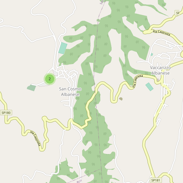 Thumbnail mappa parcheggi di San Cosmo Albanese