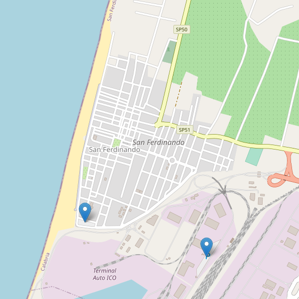 Thumbnail mappa parcheggi di San Ferdinando