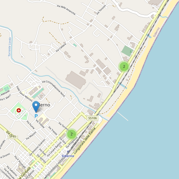 Thumbnail mappa parcheggi di Siderno