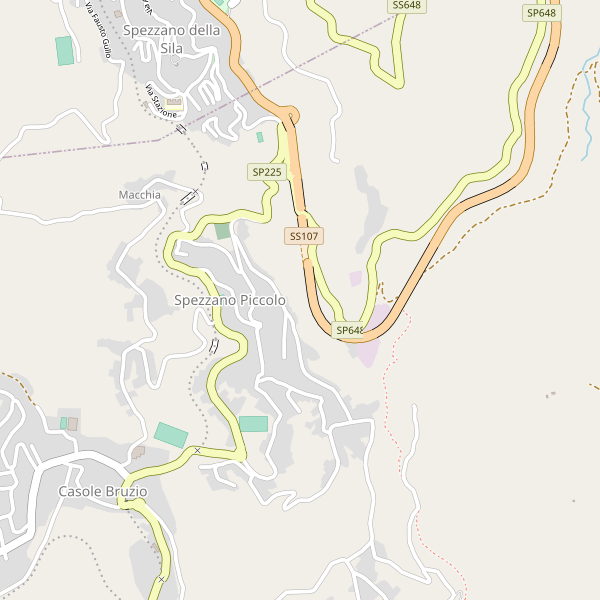 Thumbnail mappa parcheggi di Spezzano Piccolo
