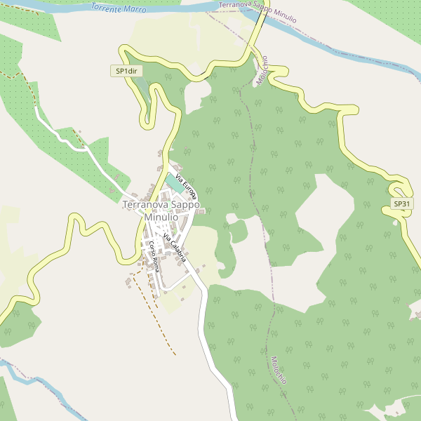 Thumbnail mappa parcheggi di Terranova Sappo Minulio
