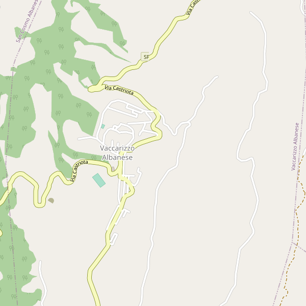 Thumbnail mappa parcheggi di Vaccarizzo Albanese