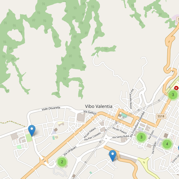 Thumbnail mappa parcheggi di Vibo Valentia