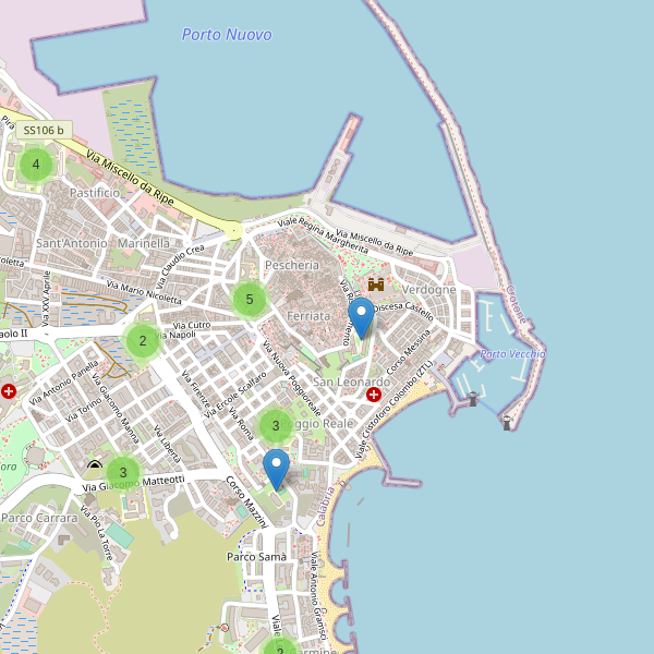 Thumbnail mappa scuole di Crotone