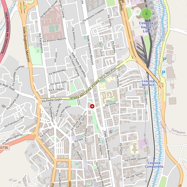 Thumbnail mappa stazioni di Cosenza